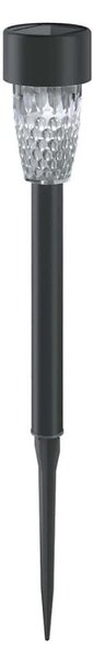 Aigostar - Lampada solare LED LED/0,006W/1,2V 29,7 cm nero 6500K IP44