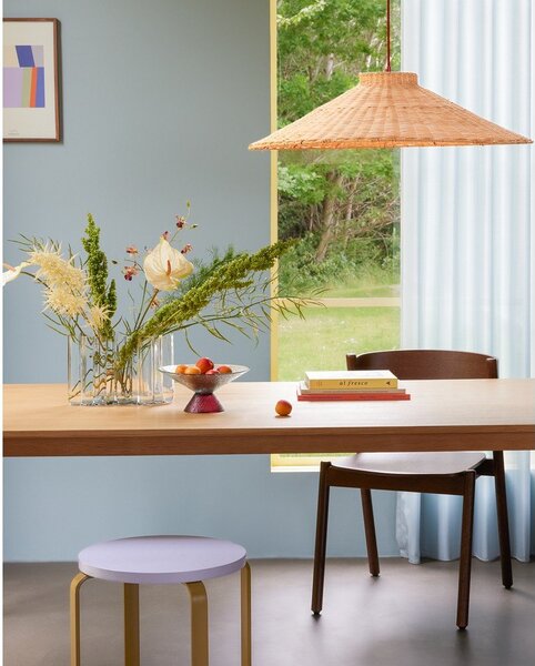 Tavolo da pranzo in rovere naturale 100x200 cm Ground - Hübsch
