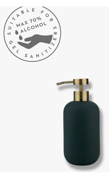 Dispenser di sapone in ceramica antracite 200 ml Lotus - Mette Ditmer Denmark