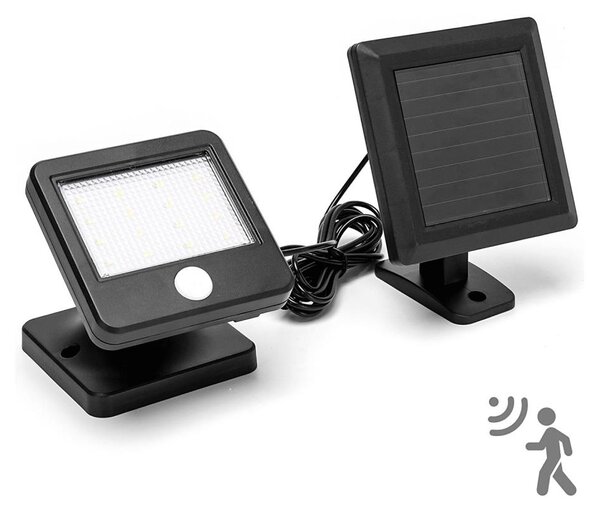 Aigostar - Applique a LED solare con sensore LED/0,64W/3,7V 6500K IP44