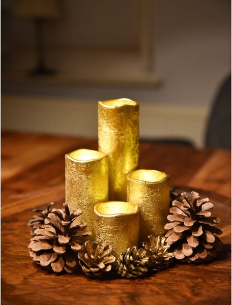Set di 4 candele a LED - Hilight