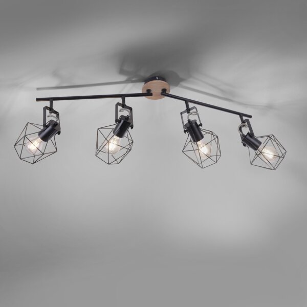 Leuchten Direkt 15674-78 - Luce Spot JARO 4xE27/60W/230V