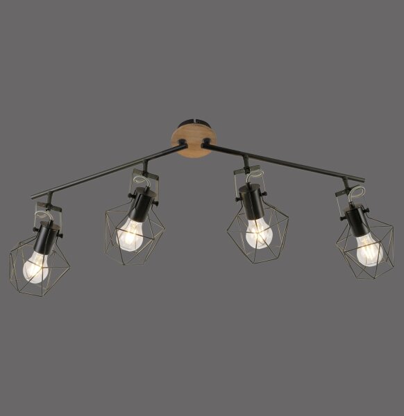Leuchten Direkt 15674-78 - Luce Spot JARO 4xE27/60W/230V