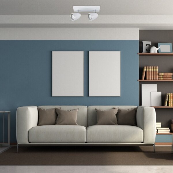 Rabalux 73018 - Faretto PERICO 2xGU10/5W/230V bianco