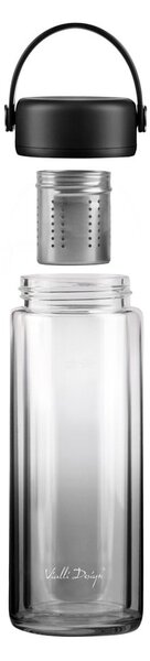 Bottiglia nera in vetro 350 ml Fuori – Vialli Design