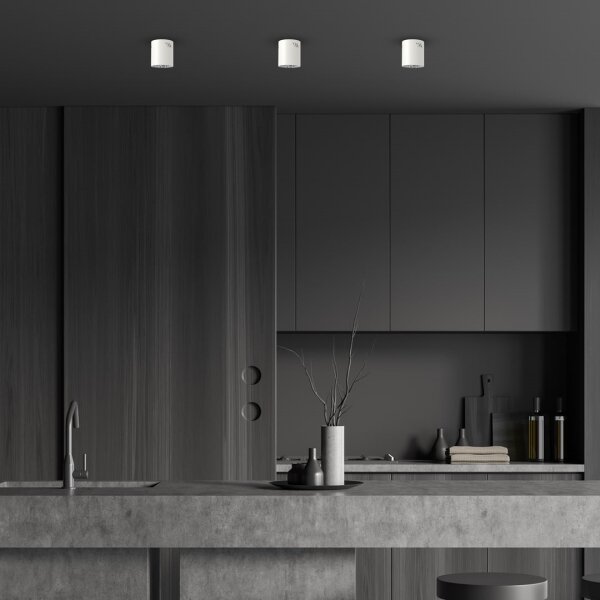Faretto GEORGE 1xE27/60W/230V diametro 11 cm bianco