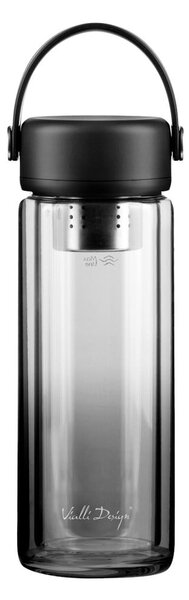 Bottiglia nera in vetro 350 ml Fuori – Vialli Design