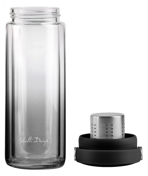 Bottiglia nera in vetro 350 ml Fuori – Vialli Design