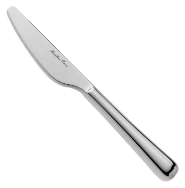 Coltello Da tavola Manico Vuoto in acciaio 18.10 SERAFINO Pezzi 6 posti tavola, spessore 4 mm Design: Andries Van Onck e Hiroko Takeda inox lucido