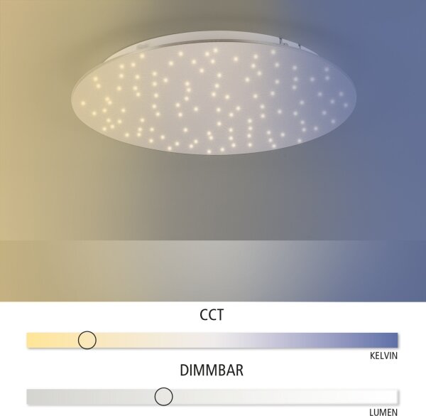 Leuchten Direkt 14673-55 - Lampada LED dimmerabile SPARKLE LED/18W/230V + T