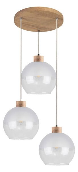 Spot-Light 1860374R - Lampadario a sospensione con filo LINEA 3xE27/60W/230V