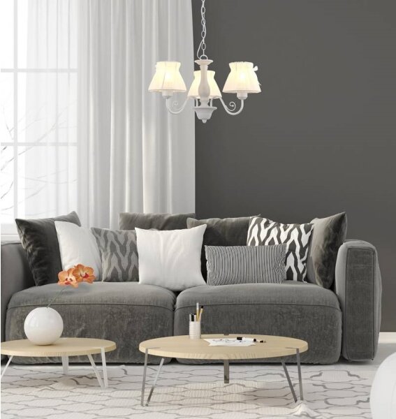 Lampadario a sospensione con filo ZEFIR 3xE27/40W/230V