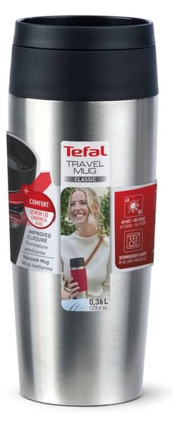 Tazz termica da viaggio in argento 360 ml - Tefal