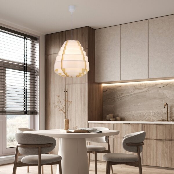 Lampadario a sospensione con filo NAGOJA 1xE27/40W/230V