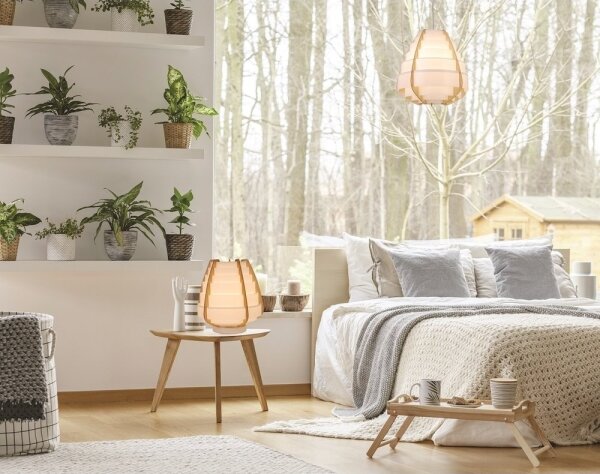 Lampadario a sospensione con filo NAGOJA 1xE27/40W/230V