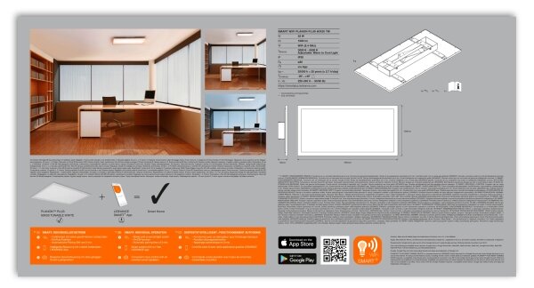 Ledvance - Plafoniera LED dimmerabile SMART+ PLANON LED/22W/230V Wi-Fi