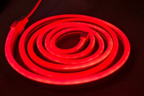 LED Striscia flessibile NEON LED/5V USB 1,8 m rosso