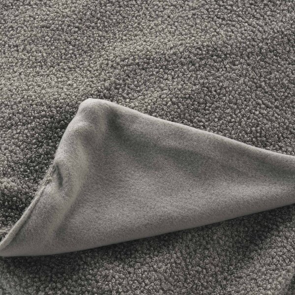 Coperta grigia in vello 125x150 cm Curly Wooly – douceur d'intérieur