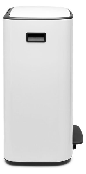 Bidone in acciaio bianco per raccolta differenziata 60 l Bo - Brabantia