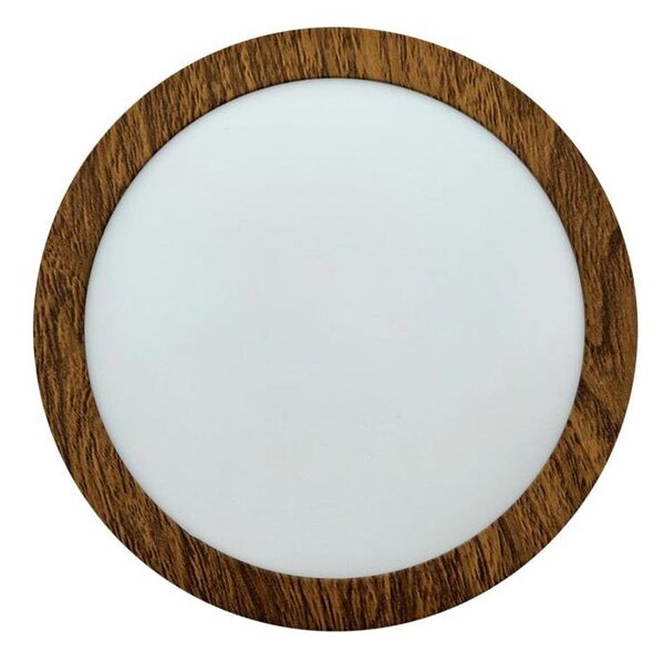 Plafoniera LED RING LED/12W/230V 4200K diametro 16 cm marrone