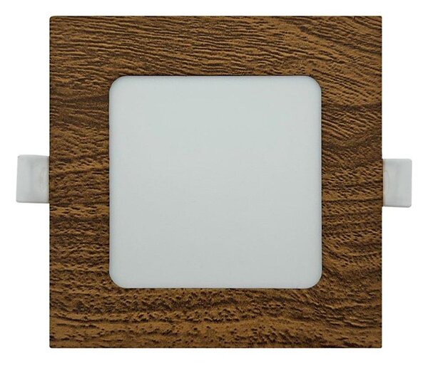 Lampada LED da incasso SQUARE LED/6W/230V 4200K 11,8x11,8 cm marrone