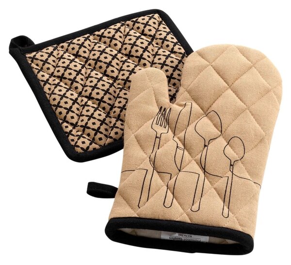 Presine in cotone riciclato in set da 2 Cuisiline - douceur d'intérieur