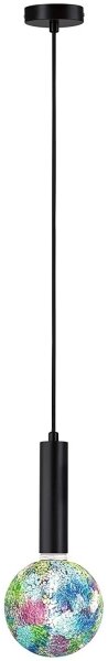 Paulmann 79757 - Lampadario su fune NEORDIC 1xE27/20W/230V