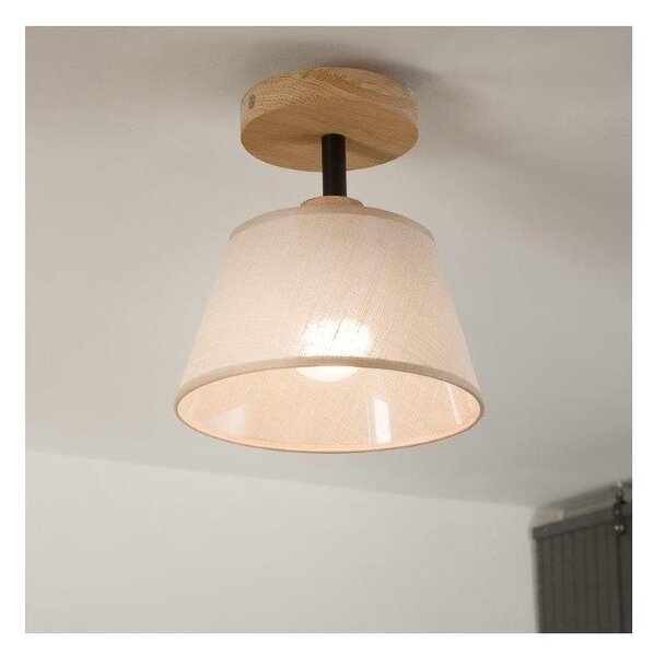 Lampadario ANTONIO 1xE14/60W/230V beige a soffitto