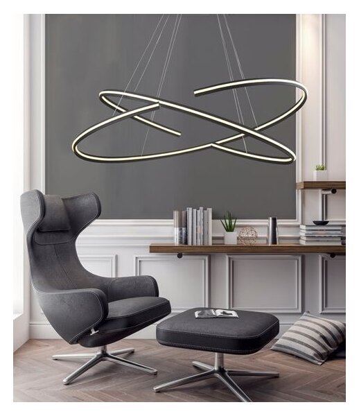 Azzardo AZ3356 - Lampadario LED dimmerabile su fune ALESSIA LED/100W/230V