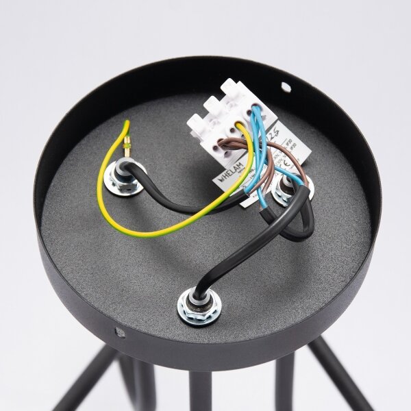 Lampadario a LED da incasso OXFORD 3xE27/15W/230V Nero
