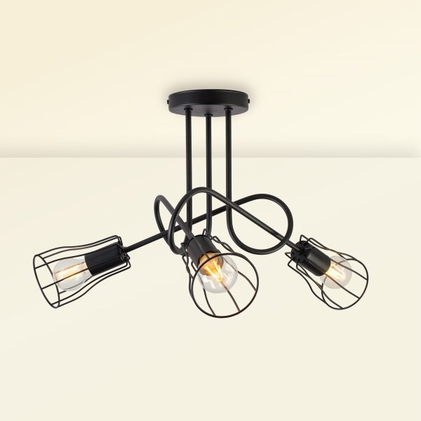 Lampadario fisso OXFORD 3xE27/15W/230V