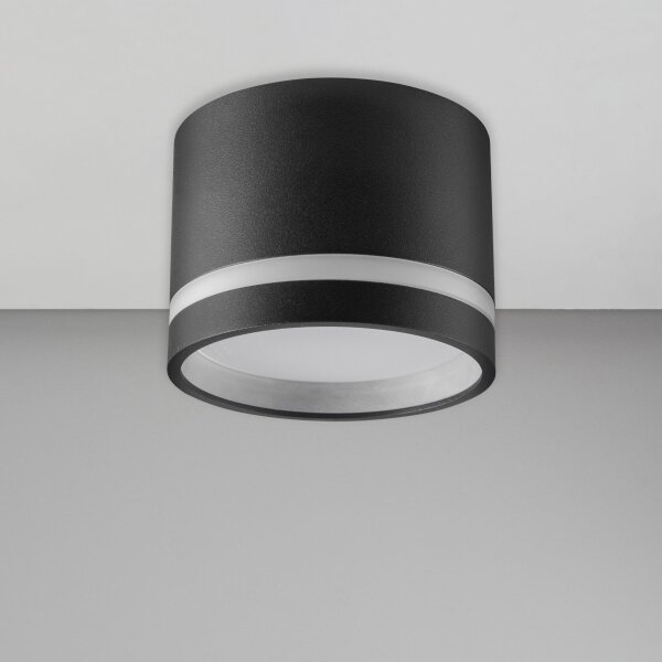 Plafoniera LED PARIGI 1xGX53/6W/230V nero