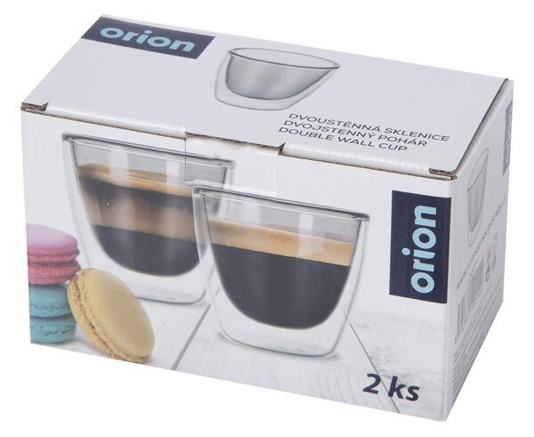 Set di 2 tazzine da espresso in vetro 110 ml - Orion