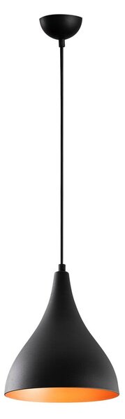 Lampadario nero con paralume in metallo ø 22 cm Sağlam – Opviq lights