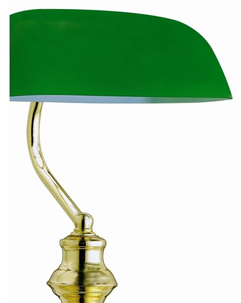 GLOBO 2491 - Lampada da tavolo ANTIQUE 1xE27/60W verde- oro