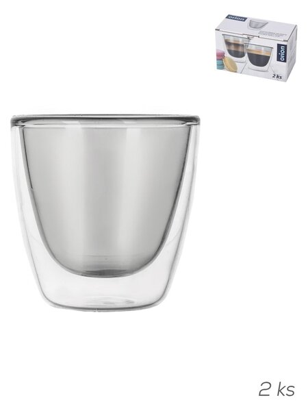 Set di 2 tazzine da espresso in vetro 110 ml - Orion
