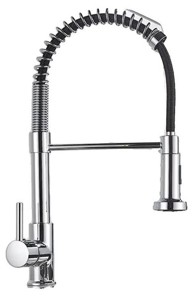 Miscelatore per cucina, monocomando, da montare a incasso, cromato, finitura cromata
