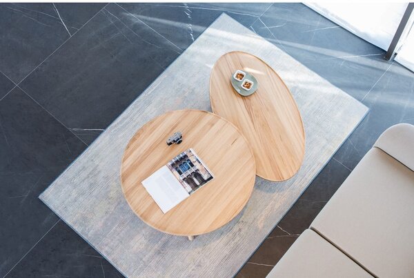 Tavolino in rovere naturale 65x120 cm Mu - Gazzda
