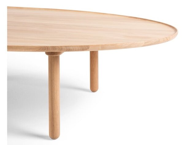 Tavolino in rovere naturale 65x120 cm Mu - Gazzda