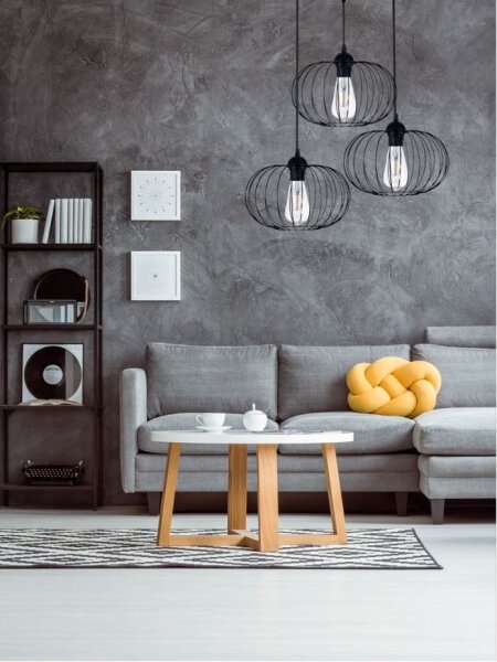 Lampadario a plafone BOCCA 3xE27/60W/230V