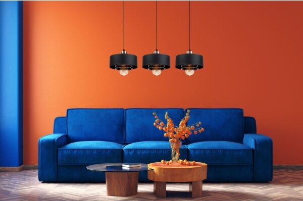 Lampadario a sospensione con filo VEST 3xE27/60W/230V