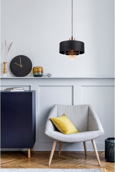 Lampadario a sospensione con filo VEST 1xE27/60W/230V