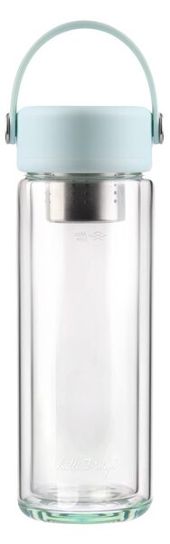 Bottiglia color menta in vetro 350 ml Fuori – Vialli Design