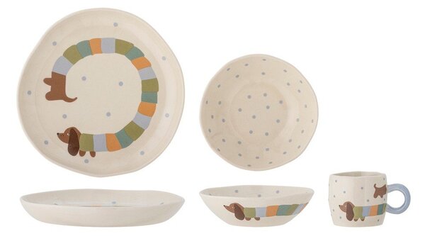 Set da pranzo per bambini in gres 3 pz Charlie – Bloomingville Mini