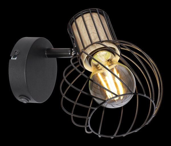 Globo 54012-1S - Faretto da muro LUISE 1xE27/40W/230V