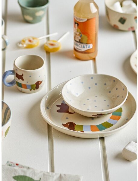 Set da pranzo per bambini in gres 3 pz Charlie – Bloomingville Mini