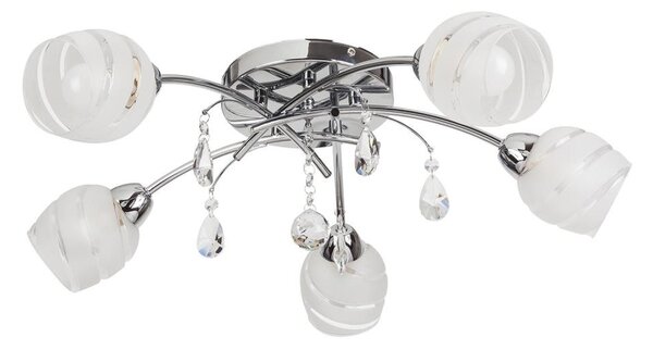 Rabalux 2622 - Plafoniera MELISSA 5xE14/60W/230V