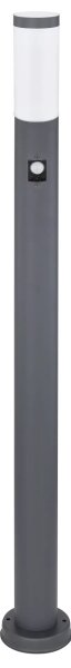 Globo 3159AS - Lampada da esterno con sensore BOSTON 1xE27/15W/230V IP44 110 cm antracite