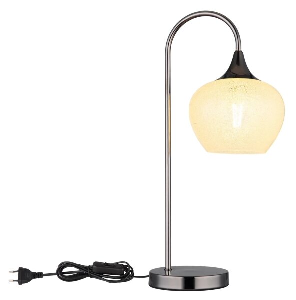 Globo 15548TK - Lampada da tavolo MAXY 1xE27/40W/230V bianco/antracite