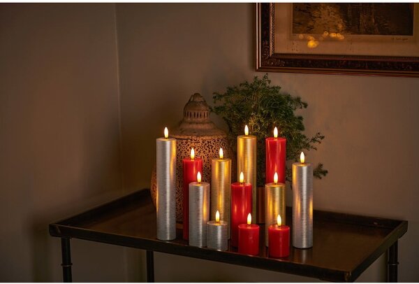 Candela a LED (altezza totale 20 cm) Sille – Sirius